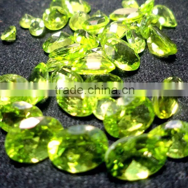 Peridot Facet Cut Loose Gemstone, Natural Loose Gemstone