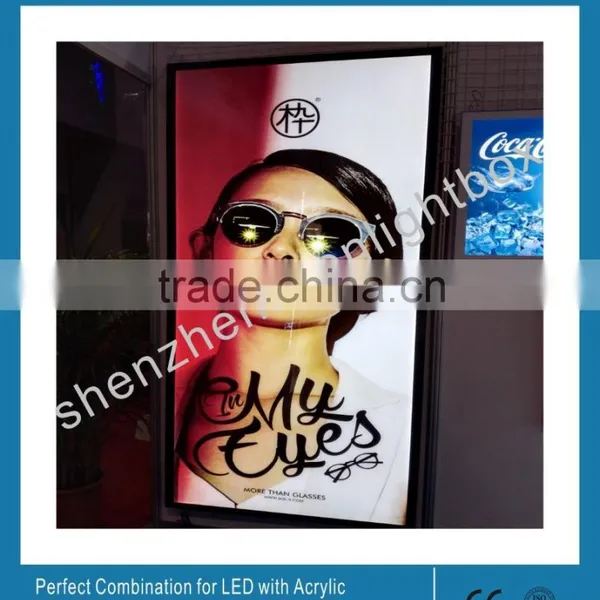 18mm LED Light Box Backlit Magnetic Light Box Advertising LED Light Frame photo-3