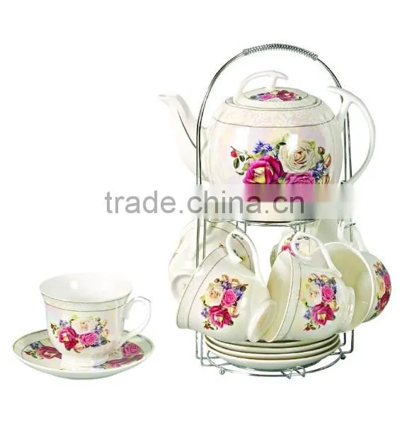 13PCS Decal Tea Set photo-3