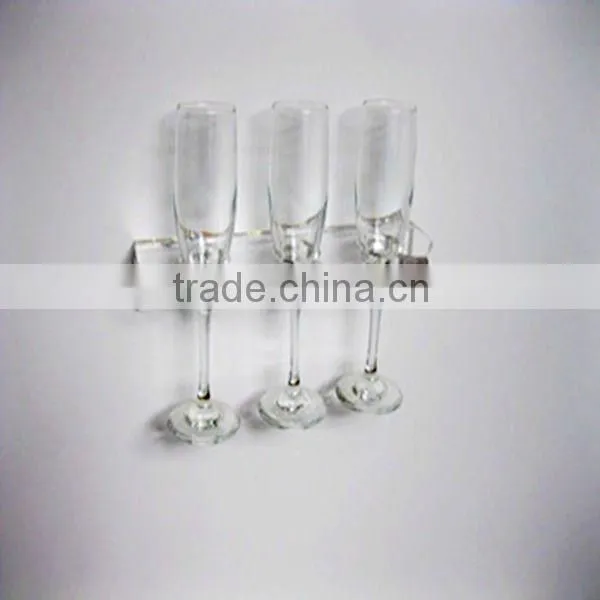 Wholesale Transparent Acrylic Wine Glass Holder