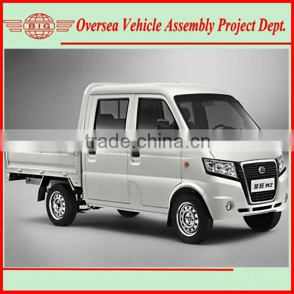 Assemble RHD/LHD Rear Wheel Drive Mini Double Cabin Truck With SKD/CKD Parts