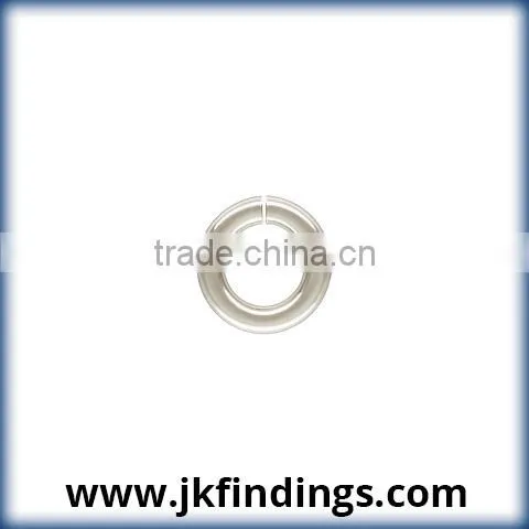 1/10th Silver Filled Jewelry Findings: Jump Ring 20ga .032x.157" (0.81x4.0mm) AT