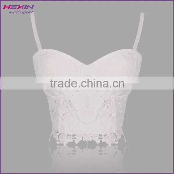 Latest Tops Designs Black Floral Girls Bustier Corset Lace Crop Top Quality Choice Most Popular photo-6