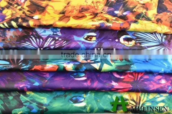 Shaoxing Mulinsen Poly Rayon Sateen Paper Printing High Quality Floral Fabric photo-5