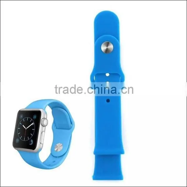 Colorful Wrist Bands for Apple Iwatch Soft Rubber Watch Straps Wearable Bands for 38mm 42mm Iwatch DIY Own Apple Smart Watch photo-5