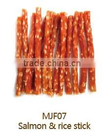 Dog Treats Salmon & Rice Stick Dog Food Dog Snack