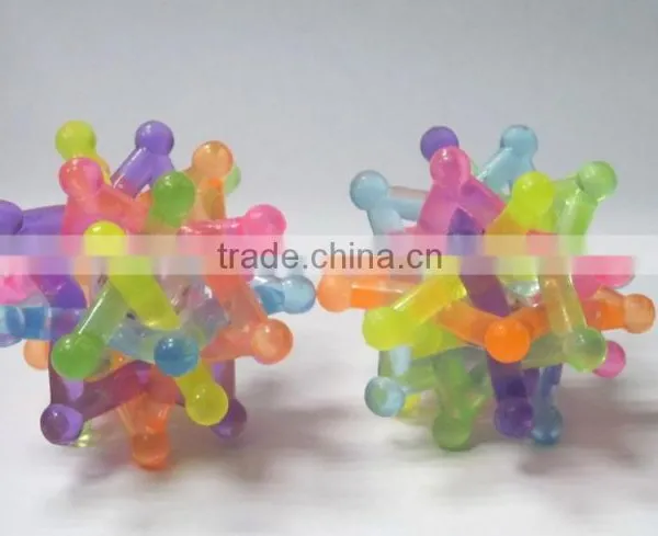 Throw It! Cat Dog Chew Toy Bouce Ball 6 Colors Knitted