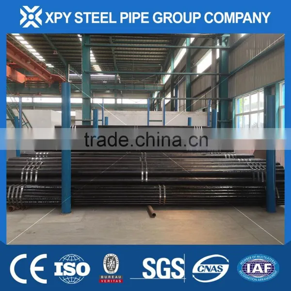 Guarantee Quality Factory Export Sch40 Steel Tube/pipe ASTM A53/A106/API5L Gr.B photo-3