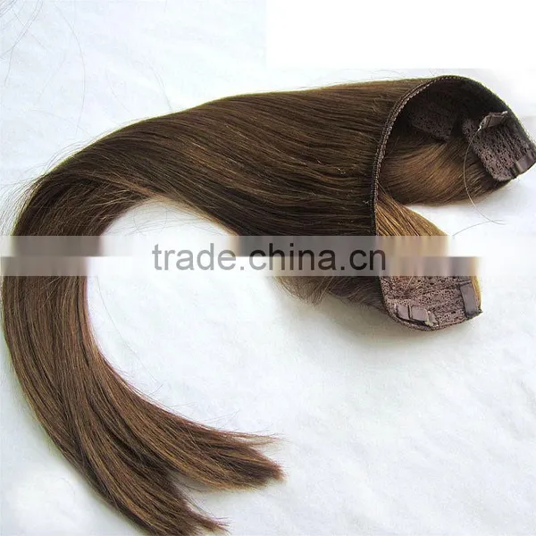 European Hair Extension 100 Human Hair Extension Flip In Halo Hair Extension photo-5