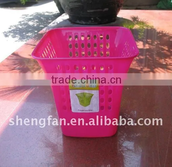 Plastic Wastebasket /square photo-2
