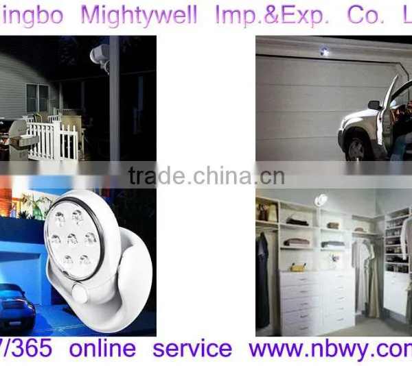Wireless Motion Sensor 7 LED Safety Light---360 Degree Rotation - Indoor/Outdoor photo-3