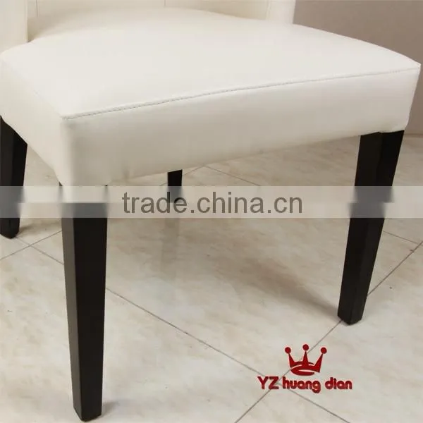 White Color Simple Design Leather Restaurant Booth With Arm YA801 photo-4