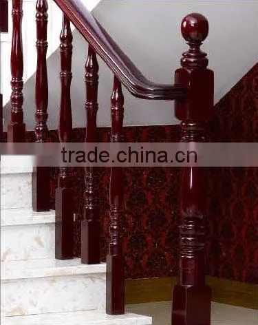 Wooden Stair Handrail and Balustrade