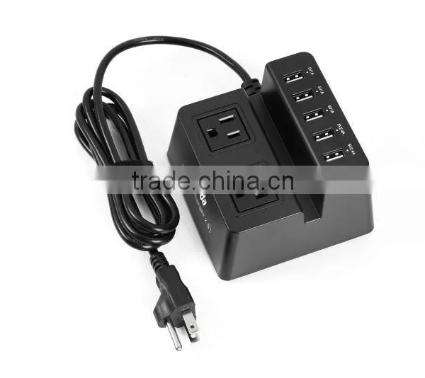 Trusda OEM/ODM High Quality US 5Ports Extersion Socket AC Adapter photo-2