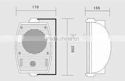 FT-205 Professional Indoor and Out Door Wall Speaker, pa Speaker photo-4