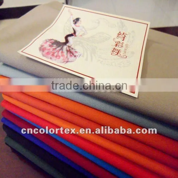 For Workwear or Pants Wholesale QCW Polyester Cotton Twill Fabric