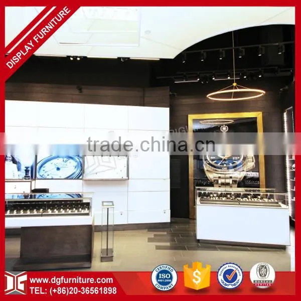 High End Luxury Led Custom Retail Wooden Glass Watch Display Counter photo-4