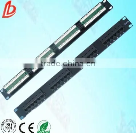 19 Inch 48 Ports RJ45 Cat6 Utp Network Rackmount Patch Panel/utp Cat6e Patch Panel photo-2