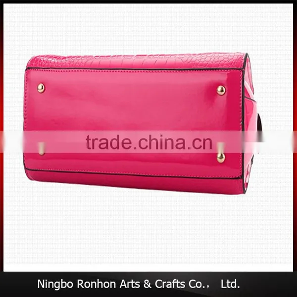 Popular Garnet Crocodile PU Leather Hand Bag for Lady photo-4