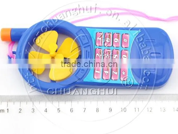 Candy Toy Windmill Mobile Phone / Big Mobile Phone With Whistle and Fan photo-5