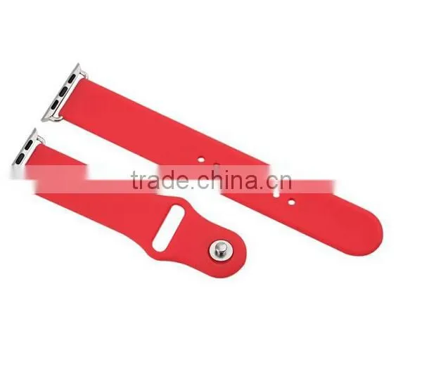 2016 Top Seller on Sport Wristband for Apple Watch Silicon Band Strap With Connector for Both 38MM and 42MM photo-5