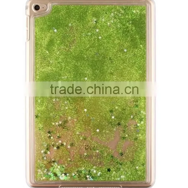 Hard Plastic Bling Bling Flowing Sand Tabet Case for Ipad Mini, for Mini Ipad 4 Cover Case Sparkling Quicksand Design photo-2