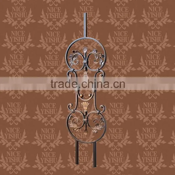 Wrought Iron Parts for Staircase Fence Railings With Scrolls photo-4
