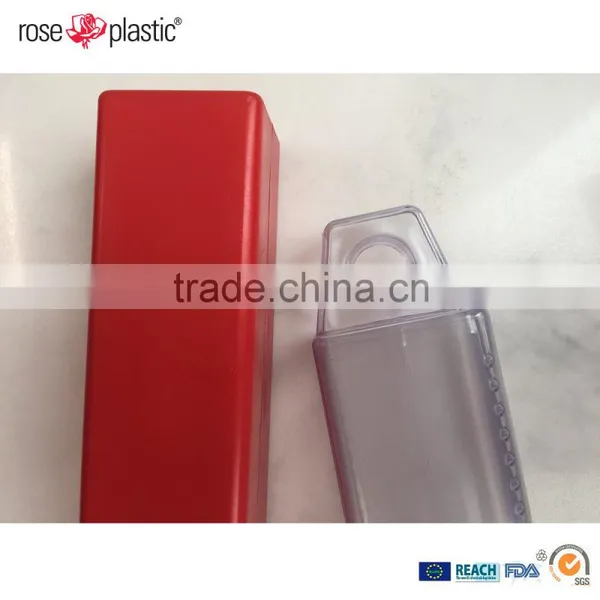 PP Transparent PVC Clear or PE Colored Empty Plastic Tubes Packaging Quadro Pack QP photo-2