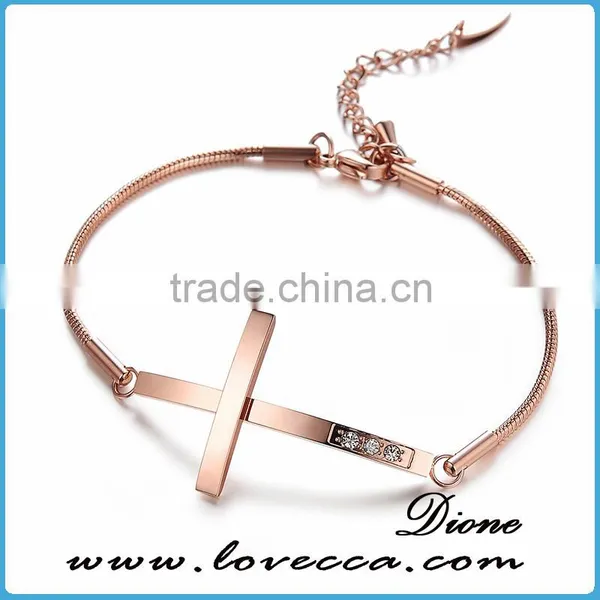 in Stock Hot Sell Low MOQ Diamond Love Gold Women and Men Fashion Couple TRUE LOVE Stainless Steel Bracelet photo-3