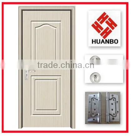 High Quality Pvc Mdf Wooden Door Design M08 photo-5