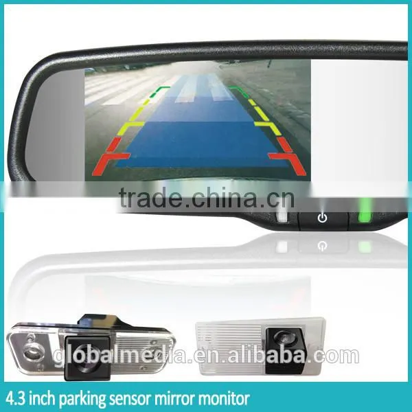 Germid 4.3 Inch OEM Bluetooth Rearview Mirror With Wireless Backup Camera Display photo-2