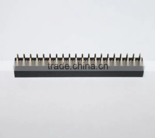 2.0mm Double Row Straight Female Header 2~40 Pin photo-4
