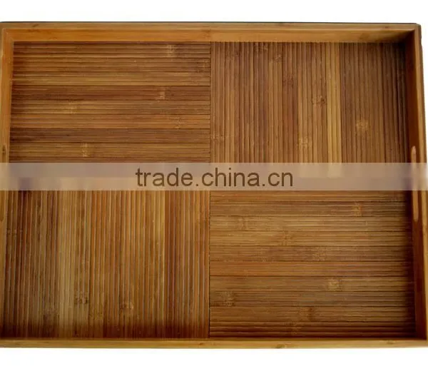 DT028/Simply Bamboo Extra Large Bamboo Wood Rectangle Serving Tray photo-2