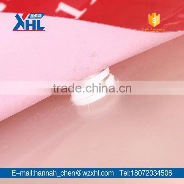 Useful Red Printed Clear File Bag With Snapper photo-4