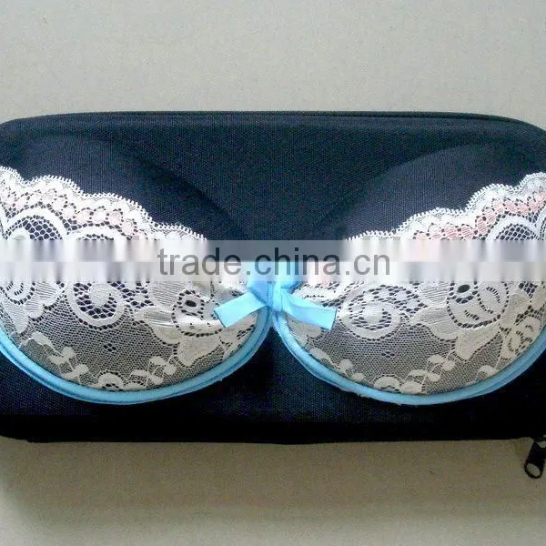 Double Zipper Puller Bra Case