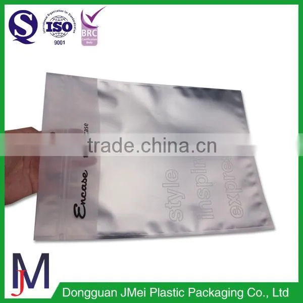 China Factory Plastic Clothes Packaging Bag/ Transparent Pvc Zipper Clothes Bag photo-6