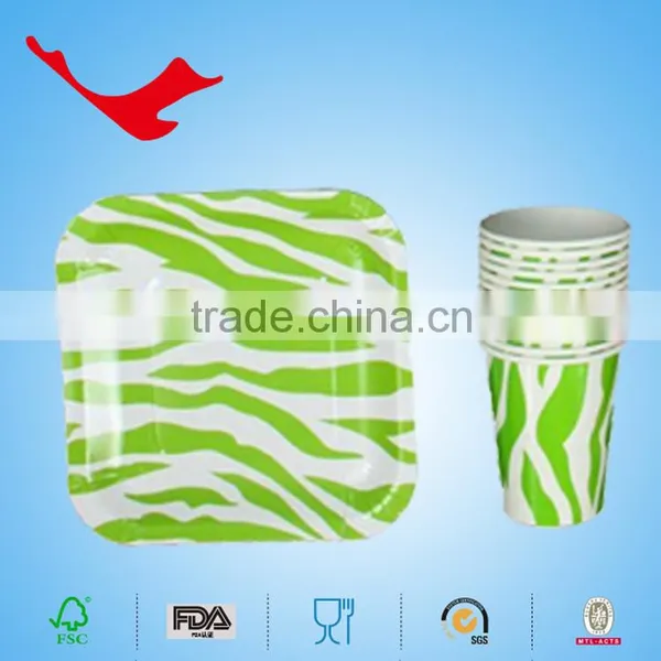 Disposable Food and Beverages Grade Paper Cup With Striped Style photo-5