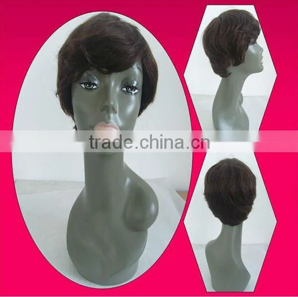 100% Human Hair Wigs Short European Hair Wigs