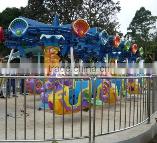Christmas Carnival Rides New Carousel With Sea Horse for Sale photo-2