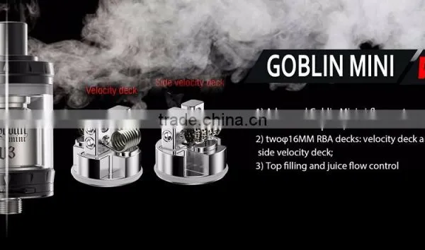 New Coming UD Goblin Mini V3 Best Rta Atomizer 2016 photo-4