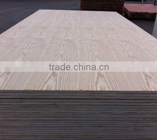 Natural Ash Veneer Mdf /plywood Board From Linyi