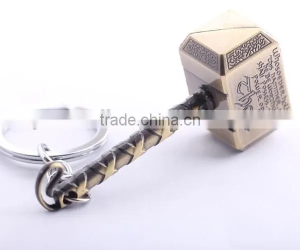 Newest Marvel Thor Keychain Thor Hammer Keychain Alloy Hammer of Thor Keychain photo-3
