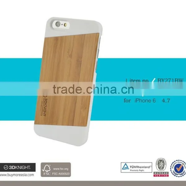 2016 Sublimation Phone Cases Blank Mobile Phone Case Real Bamboo Printing For IP6, for Iphone 6s Blank Case photo-2
