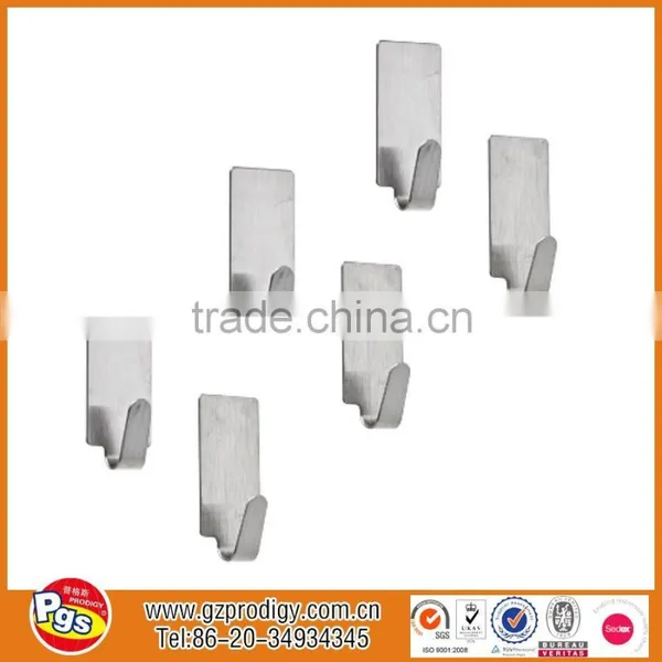 Adhesive Metal Small Wall Hooks/adhesive Hangers/ Small Metal Hooks photo-6