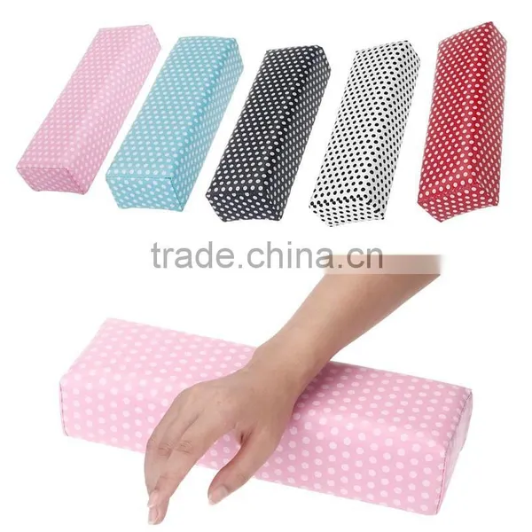 Professional Nail Art Hand Cushion Holder Soft Leather Arm Rest Nail Pillow Manicure Accessories Tool Removable Hand