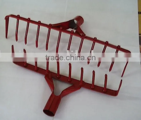 red garden rakes