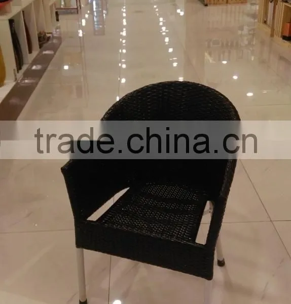 Durable rattan outdoor chair suitable restaurant, hotel or stores