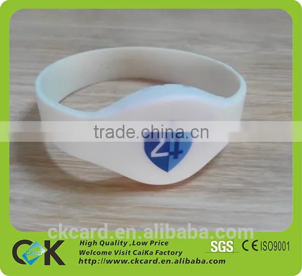 Wholesale Sport Bracelet Silicone RFID Wristband With Logo Printing photo-5