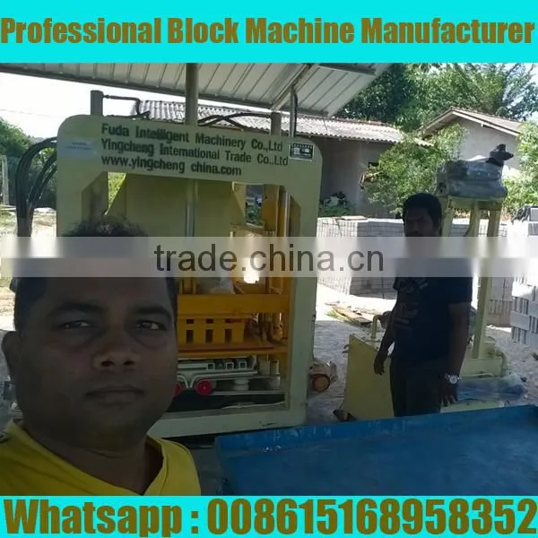 QT4-18 Hydraulic Block Maker Machine in Ghana photo-2