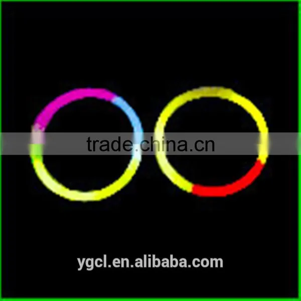 More Amusing Tri Color PARTY 5x200mm Glow Stick Bracelet( EN71, ASTM F963) photo-2